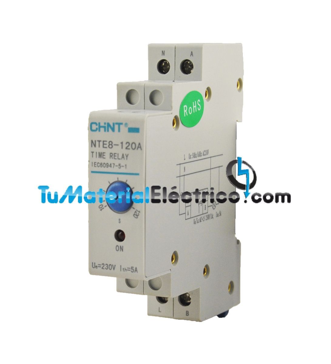 RELÉ TEMPORIZADOR CHINT G NTE8-B 1S-10S 220V ON DELAY - Dicomp - Tecnologia  para conectar o mundo