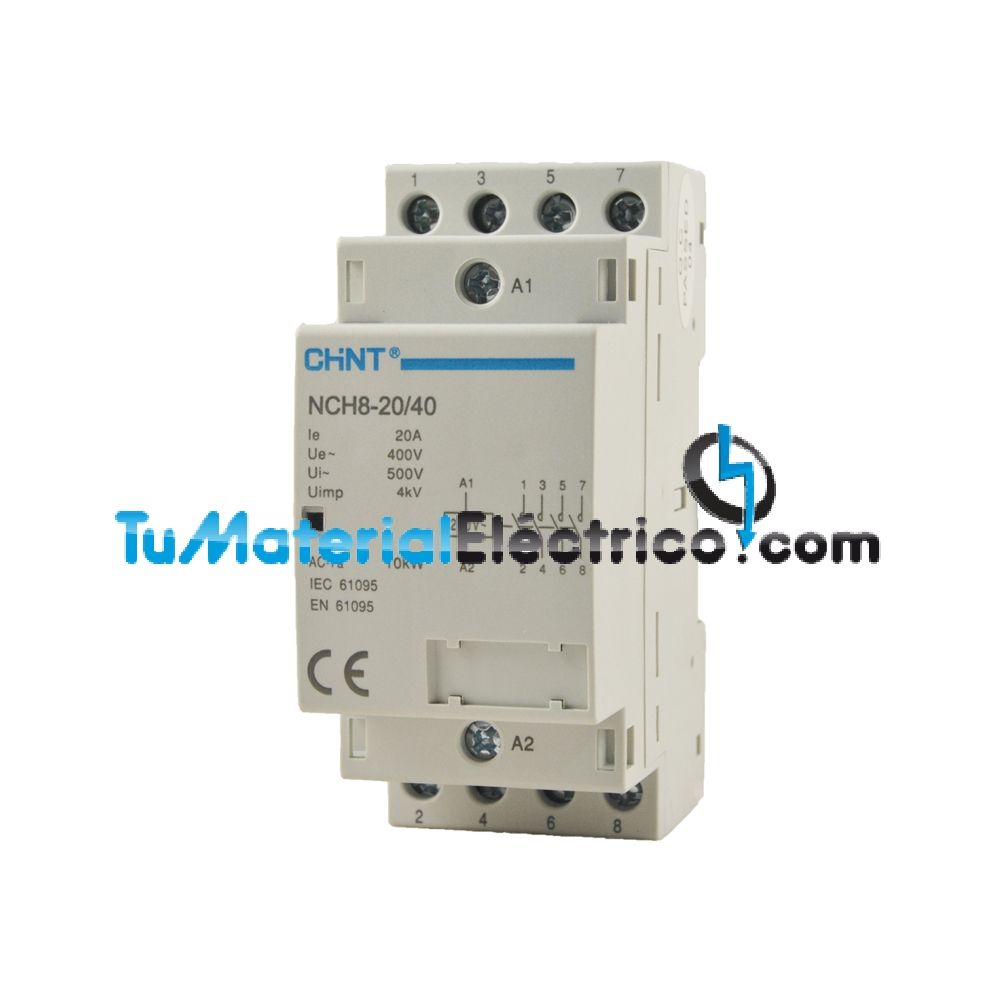 NCH8 20/40, contactor modular 20A 4NA 230V