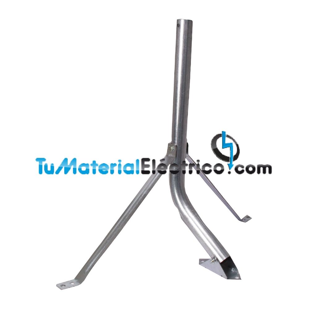 Soporte mastil antena pequeno pared