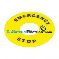 Foto principal Etiqueta parada emergencia