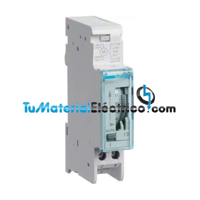 Hager EH011, Interruptor horario reserva 200 horas