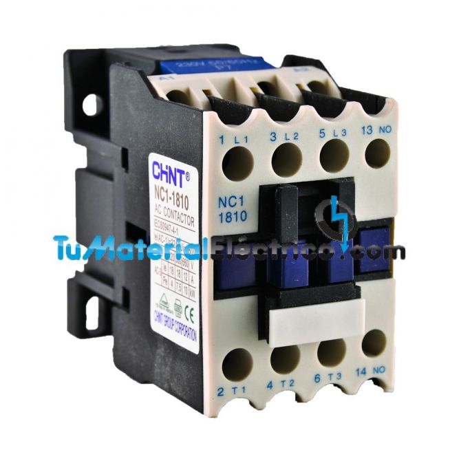 Contactor trifásico 18A a 230V