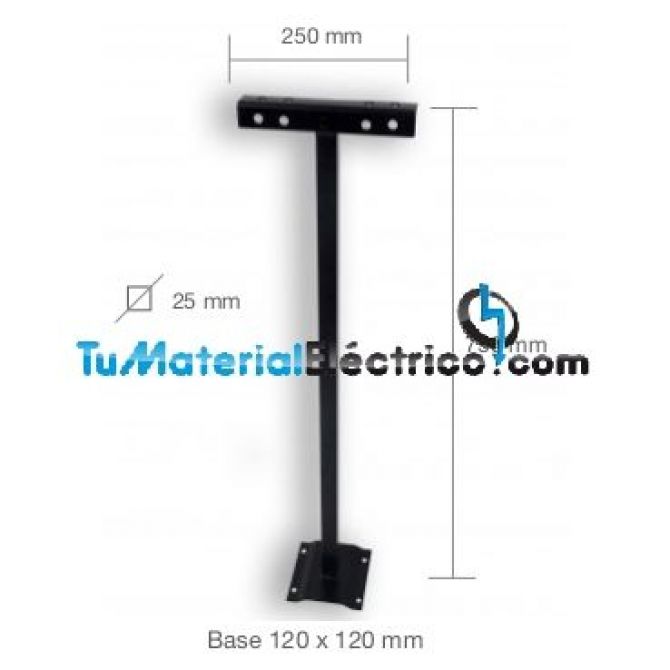 Soporte o brazo para foco led de 75 cm