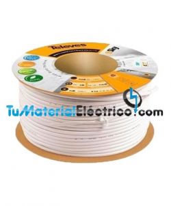 Sub foto Televes 2138, Cable antena blanco rollo 100 mts
