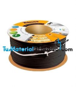 Sub foto Televes 2155, Cable antena negro exterior T100 rollo 100 mts