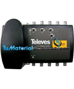 Televes | Repartidor 5 salidas, Splitter de señal de antena TV, Television,  con conectores de antena tipo F Referencia 5153